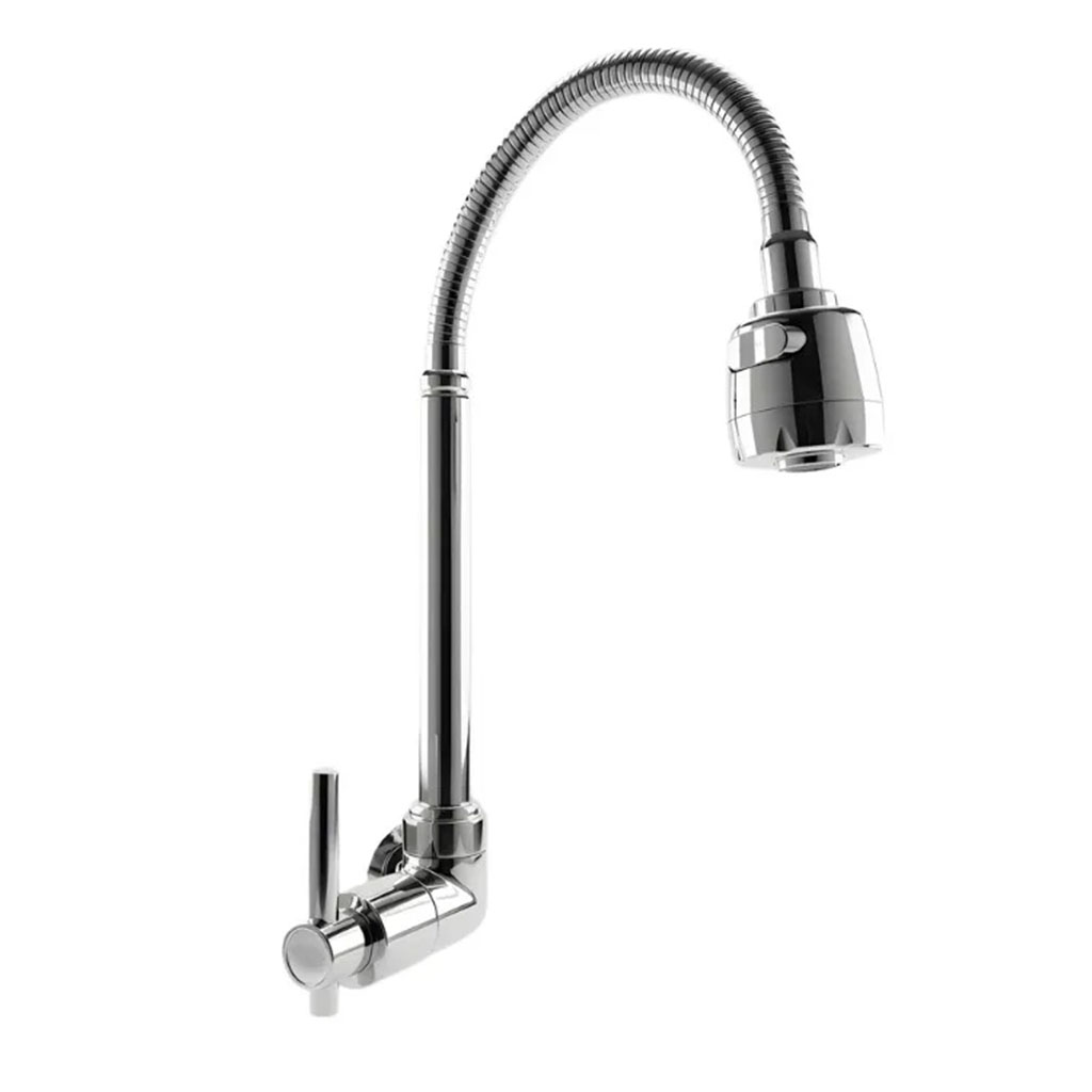 Torneira Flexível Gourmet Parede Cozinha Churrasqueira Lavanderia