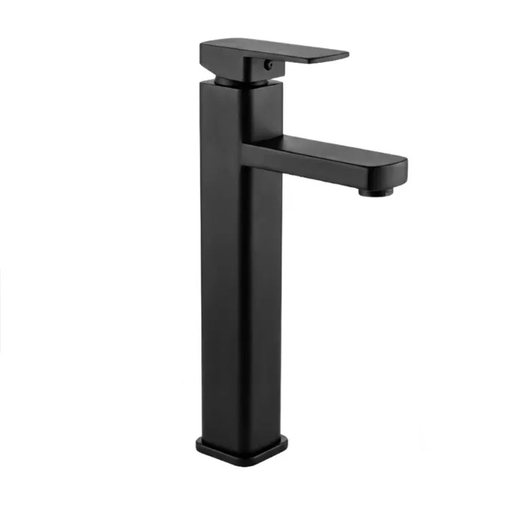 Torneira Misturador Banheiro Monocomando Preto Fosco Black Matte Premium Quente Frio 1/4